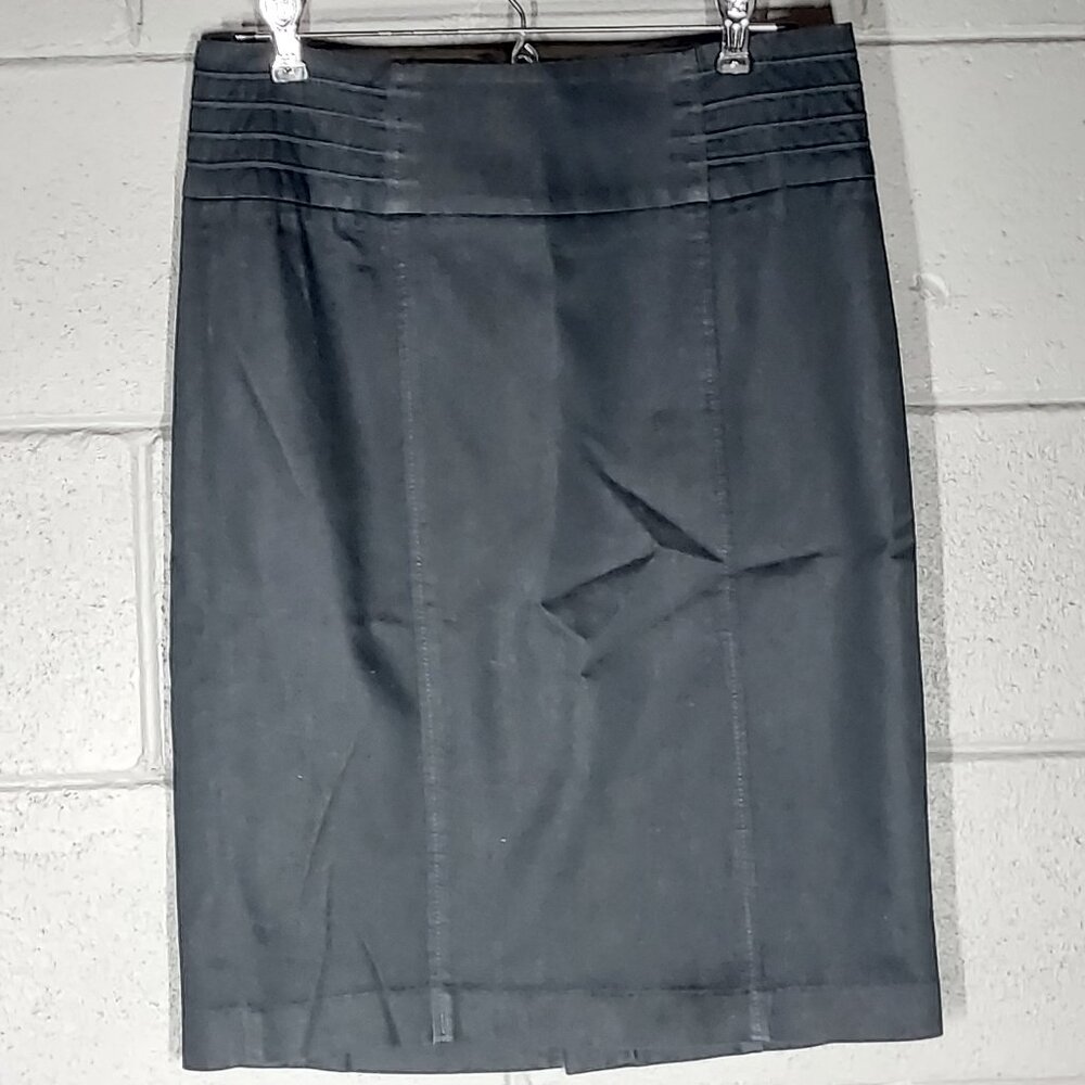 Kenar Black Stretch Pencil Skirt - Size 2